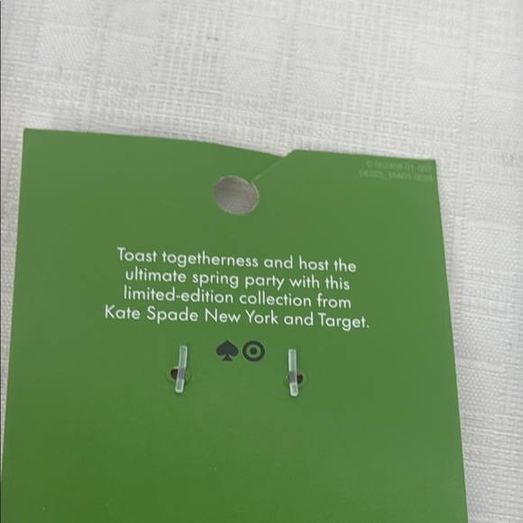 Kate Spade x Target “ my two cents “ Navy Blue Coin Holder Keychain - Picture 7 of 8